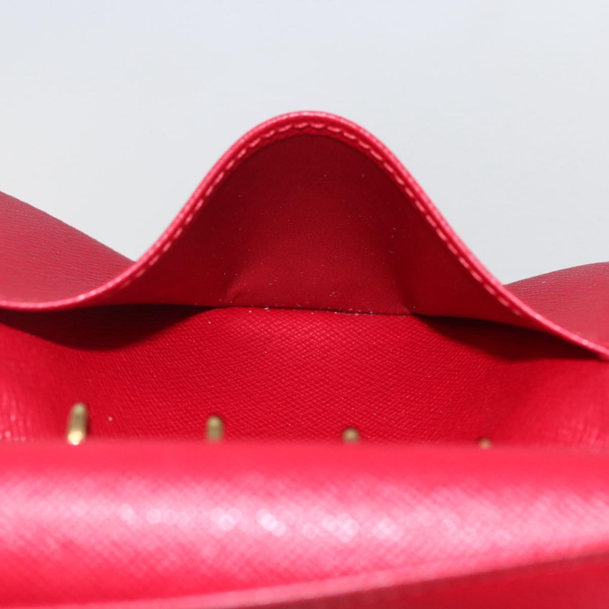 LOUIS VUITTON Cherry Agenda PM Day Planner Cover Red R21023 LV Auth yk20058V