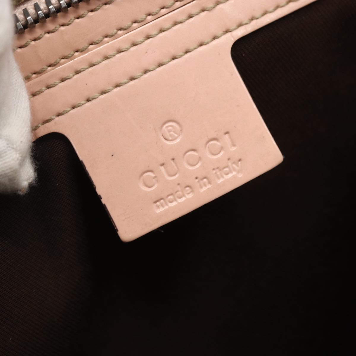 GUCCI GG Supreme Tote Bag PVC Beige 211137 Auth yk20059