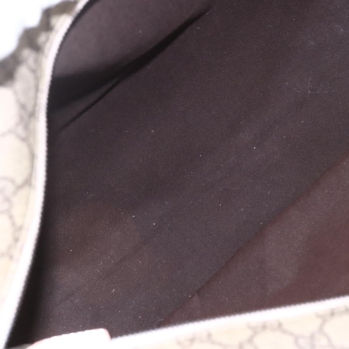 GUCCI GG Supreme Tote Bag PVC Beige 211137 Auth yk20059