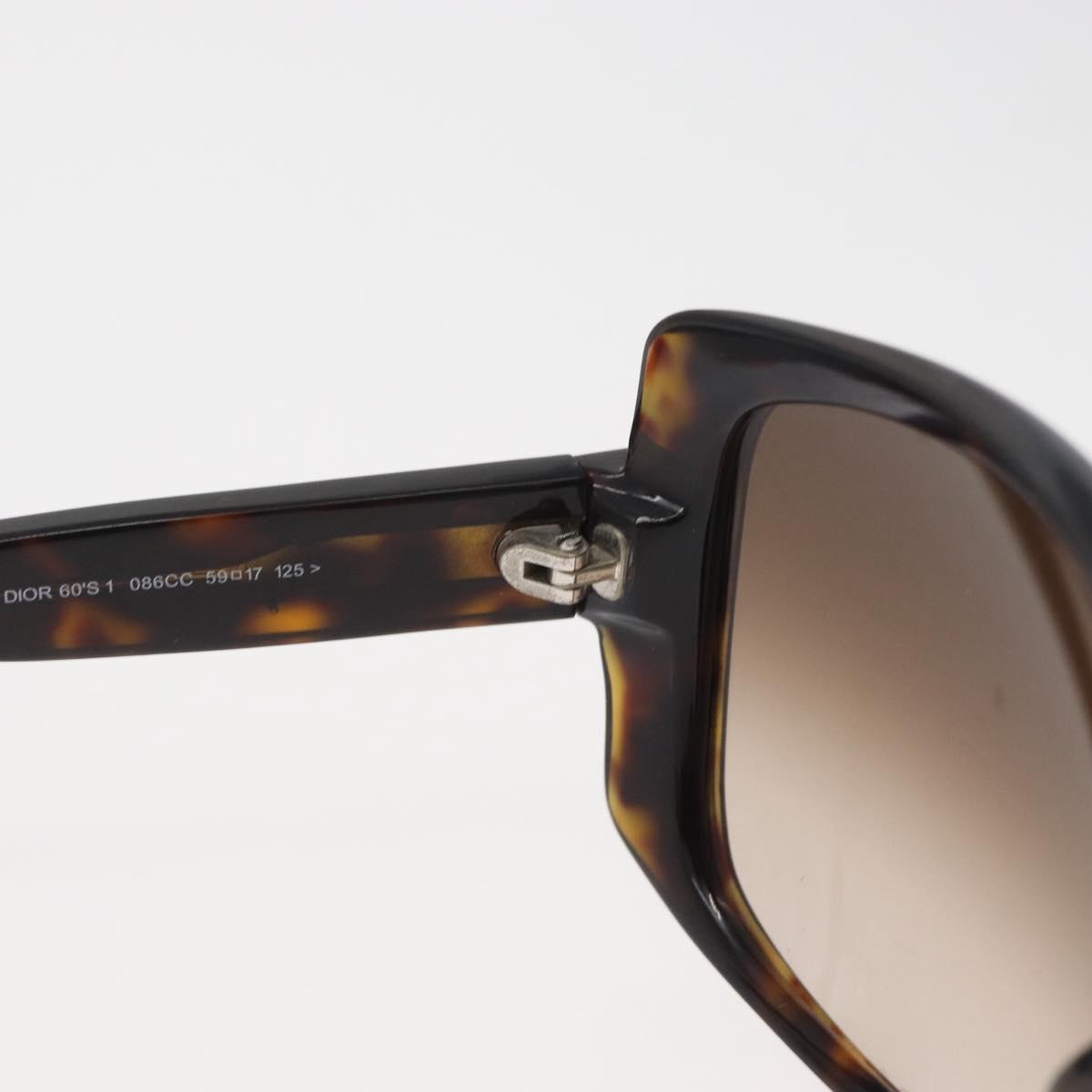 Christian Dior Sunglasses plastic Brown CC Auth yk20061