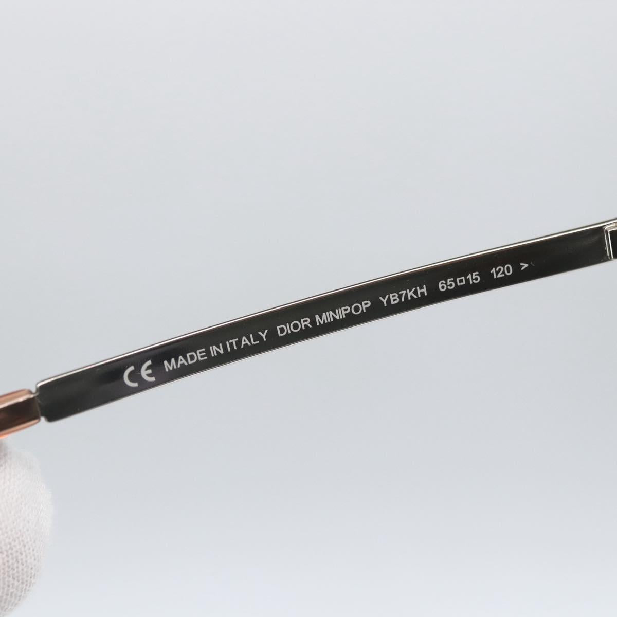 Christian Dior Sunglasses metal Orange Auth yk20065V