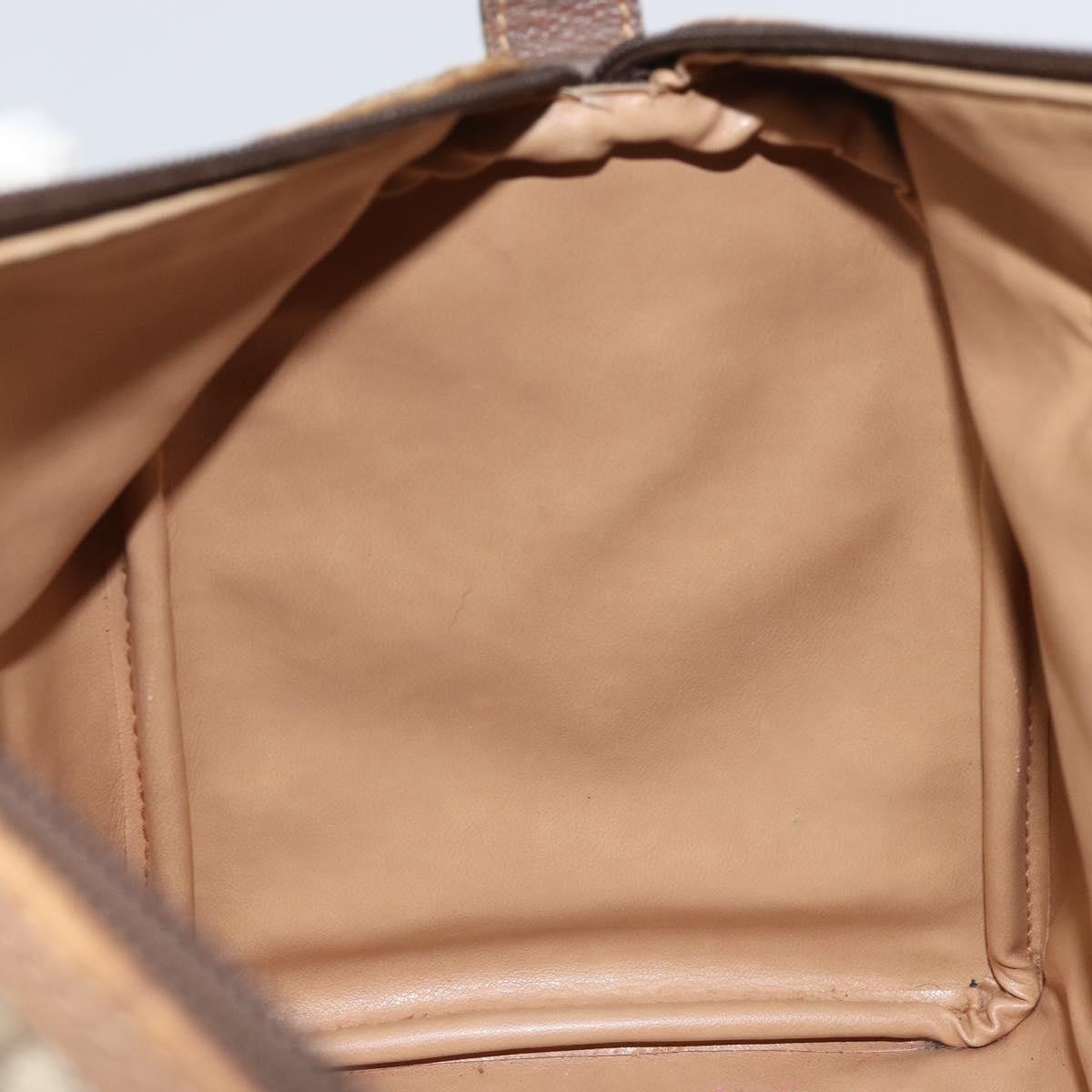 GUCCI GG Supreme Boston Bag PVC Beige Gold 002 39 6842 9411 Auth yk20066V