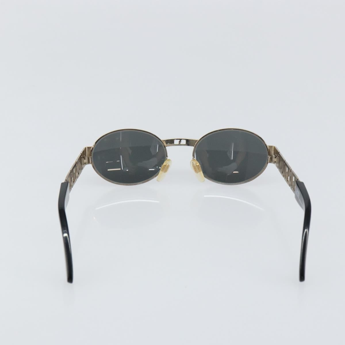 VERSACE Sunglasses metal Silver Auth yk20069