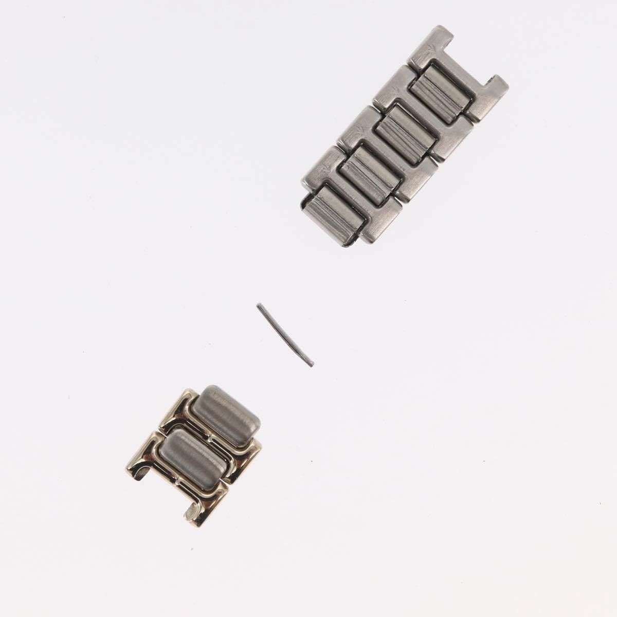 SAINT LAURENT Watches metal Silver Gold 229789Y Auth yk20073