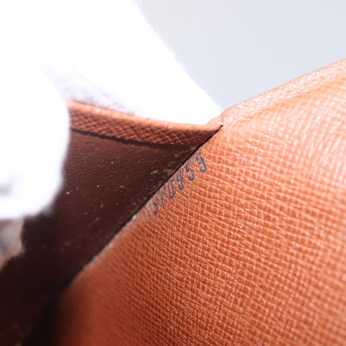 LOUIS VUITTON Monogram Agenda MM Day Planner Cover R20105 LV Auth yk20074