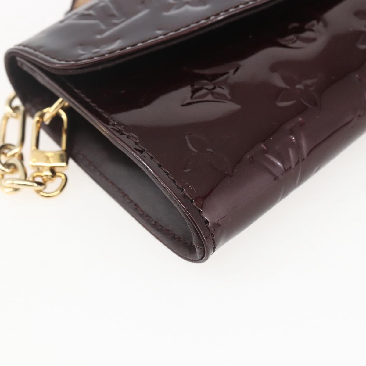 LOUIS VUITTON Monogram Vernis Sunset Bluebird Bag Amarante M93542 Auth yk20075V