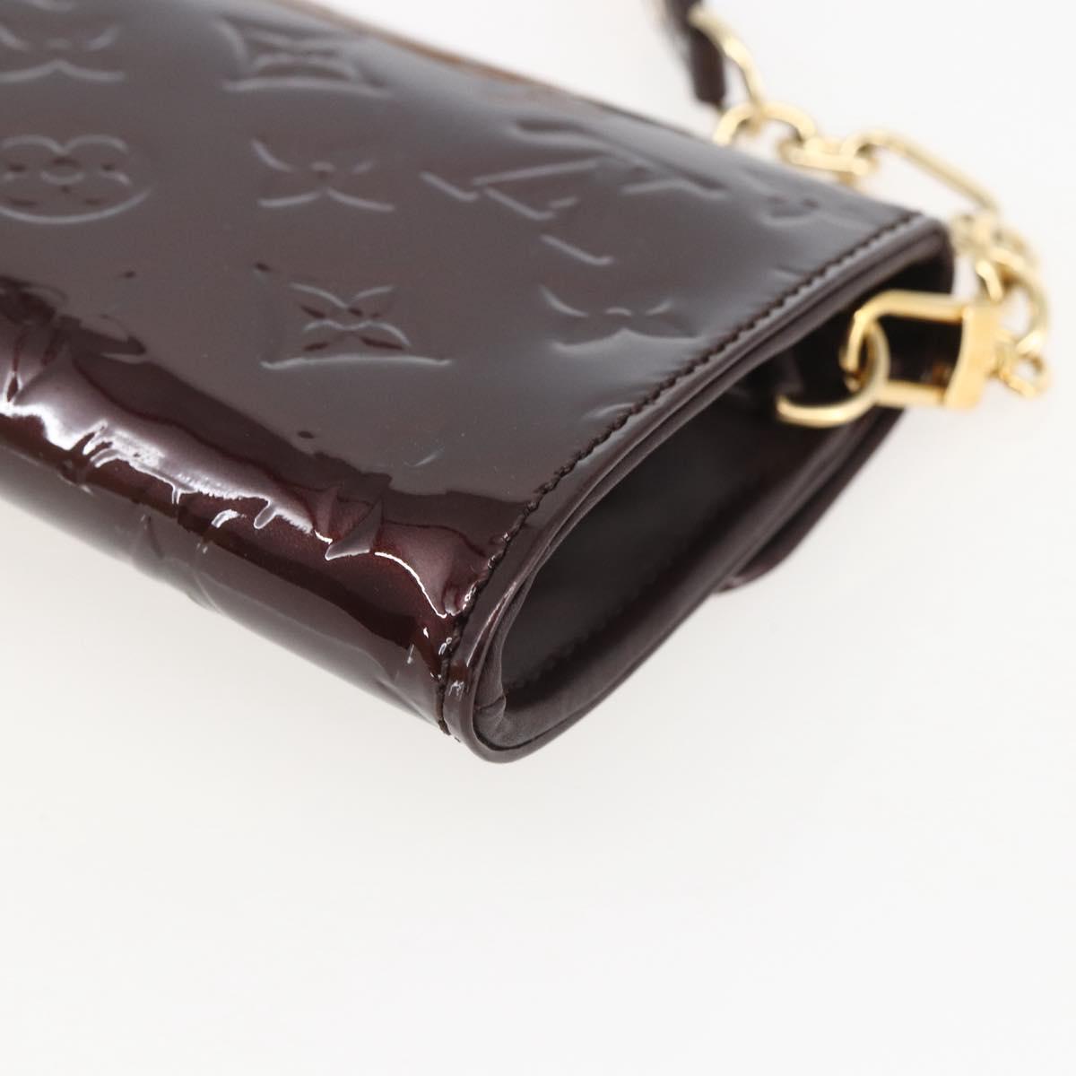 LOUIS VUITTON Monogram Vernis Sunset Bluebird Bag Amarante M93542 Auth yk20075V