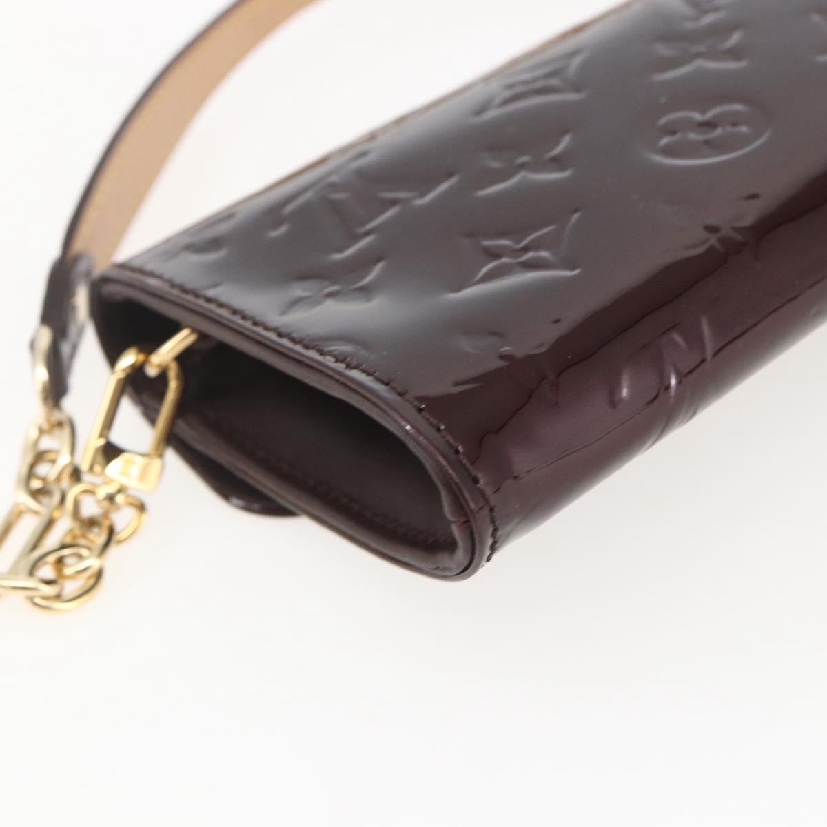 LOUIS VUITTON Monogram Vernis Sunset Bluebird Bag Amarante M93542 Auth yk20075V