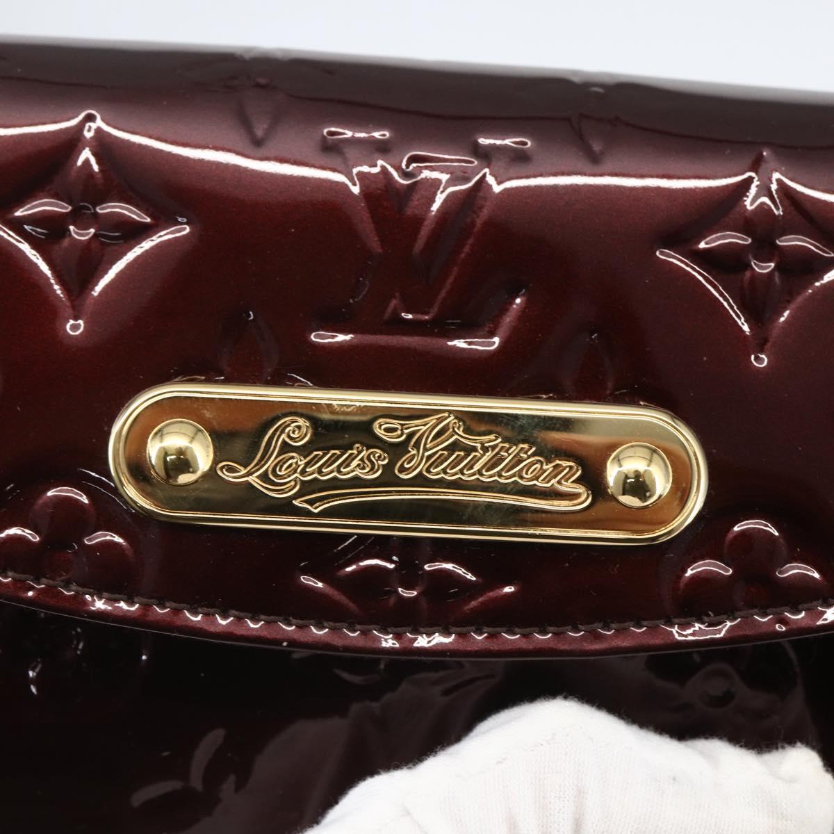 LOUIS VUITTON Monogram Vernis Sunset Bluebird Bag Amarante M93542 Auth yk20075V