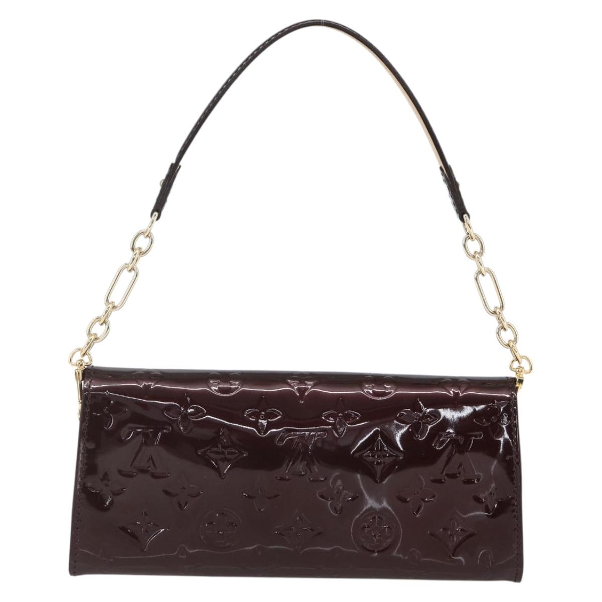 LOUIS VUITTON Monogram Vernis Sunset Bluebird Bag Amarante M93542 Auth yk20075V