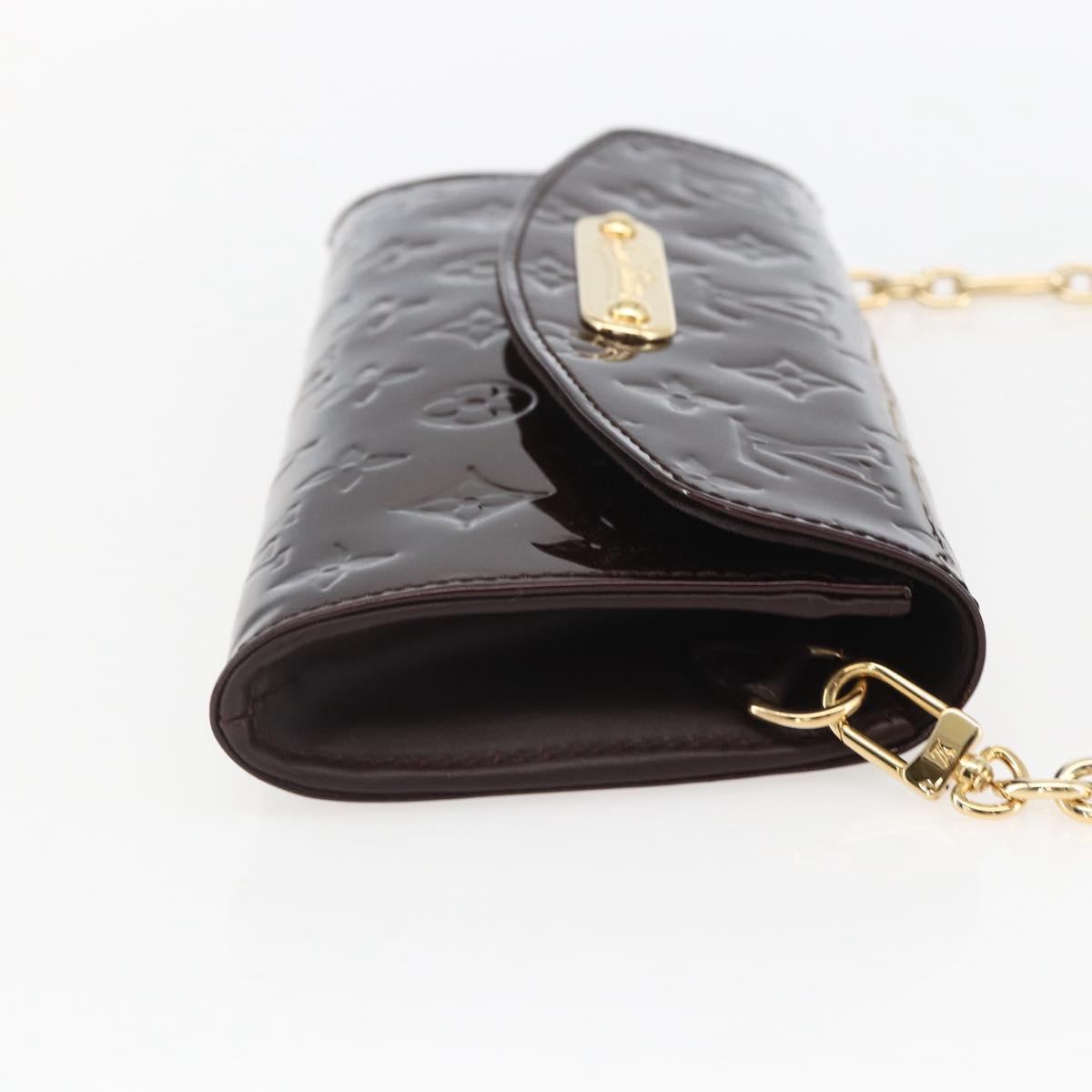 LOUIS VUITTON Monogram Vernis Sunset Bluebird Bag Amarante M93542 Auth yk20075V