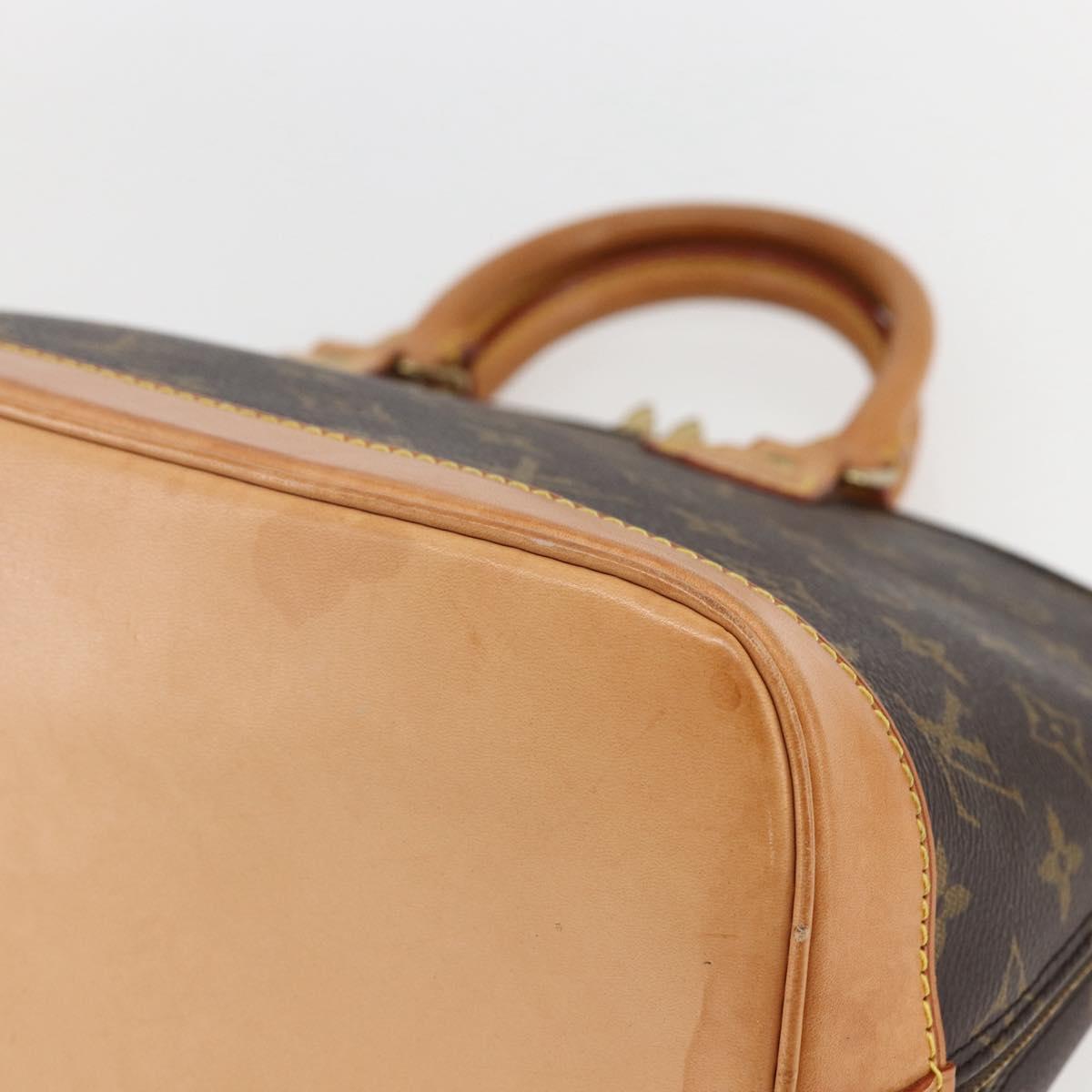 LOUIS VUITTON Monogram Alma Hand Bag M51130 LV Auth yk20099V