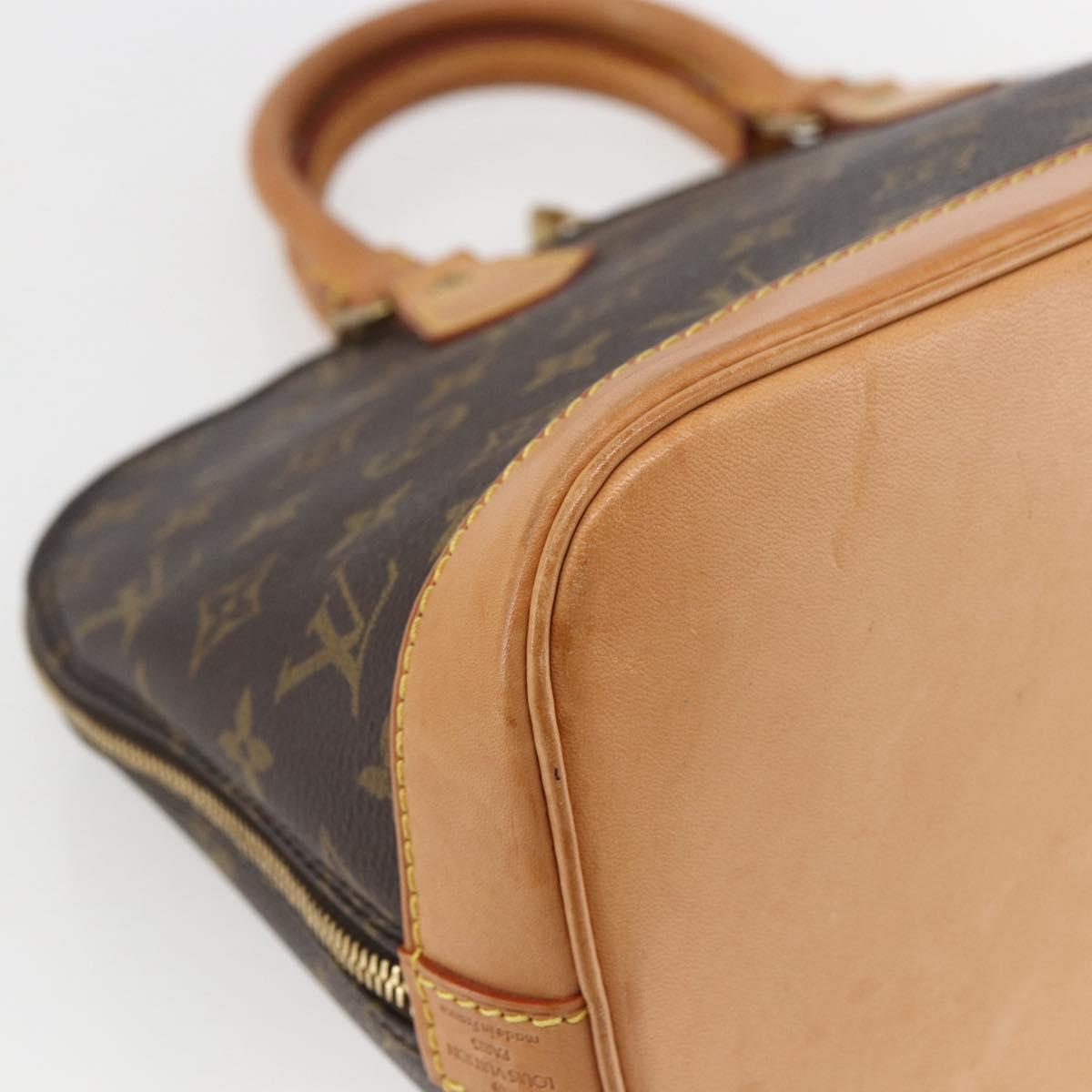 LOUIS VUITTON Monogram Alma Hand Bag M51130 LV Auth yk20099V