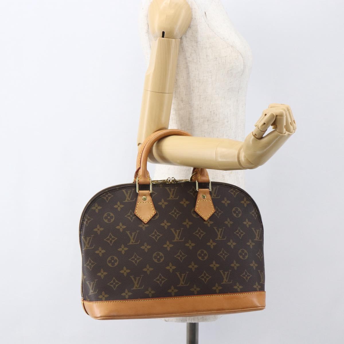 LOUIS VUITTON Monogram Alma Hand Bag M51130 LV Auth yk20099V