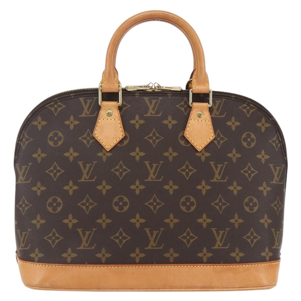 LOUIS VUITTON Monogram Alma Hand Bag M51130 LV Auth yk20099V