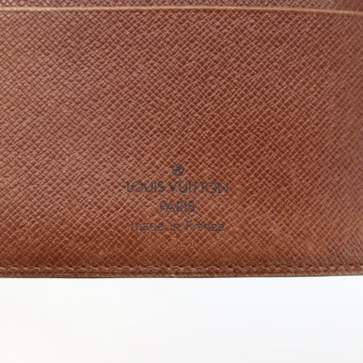 LOUIS VUITTON Monogram Agenda MM Day Planner Cover R20105 LV Auth yk20100