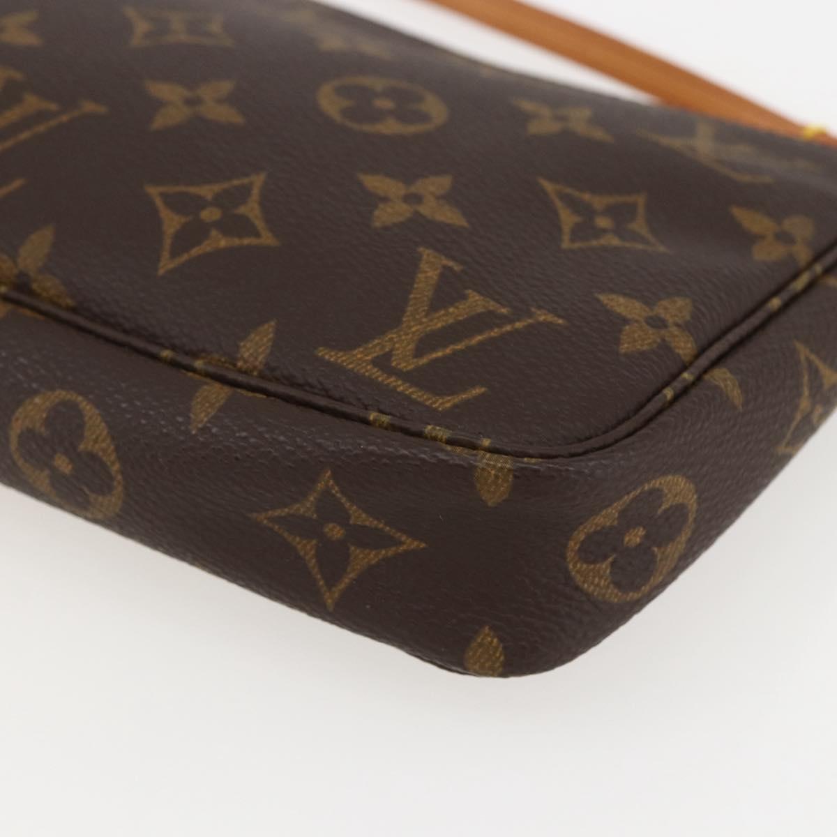 LOUIS VUITTON Monogram Pochette Accessoires Pouch M51980 LV Auth yk20116V