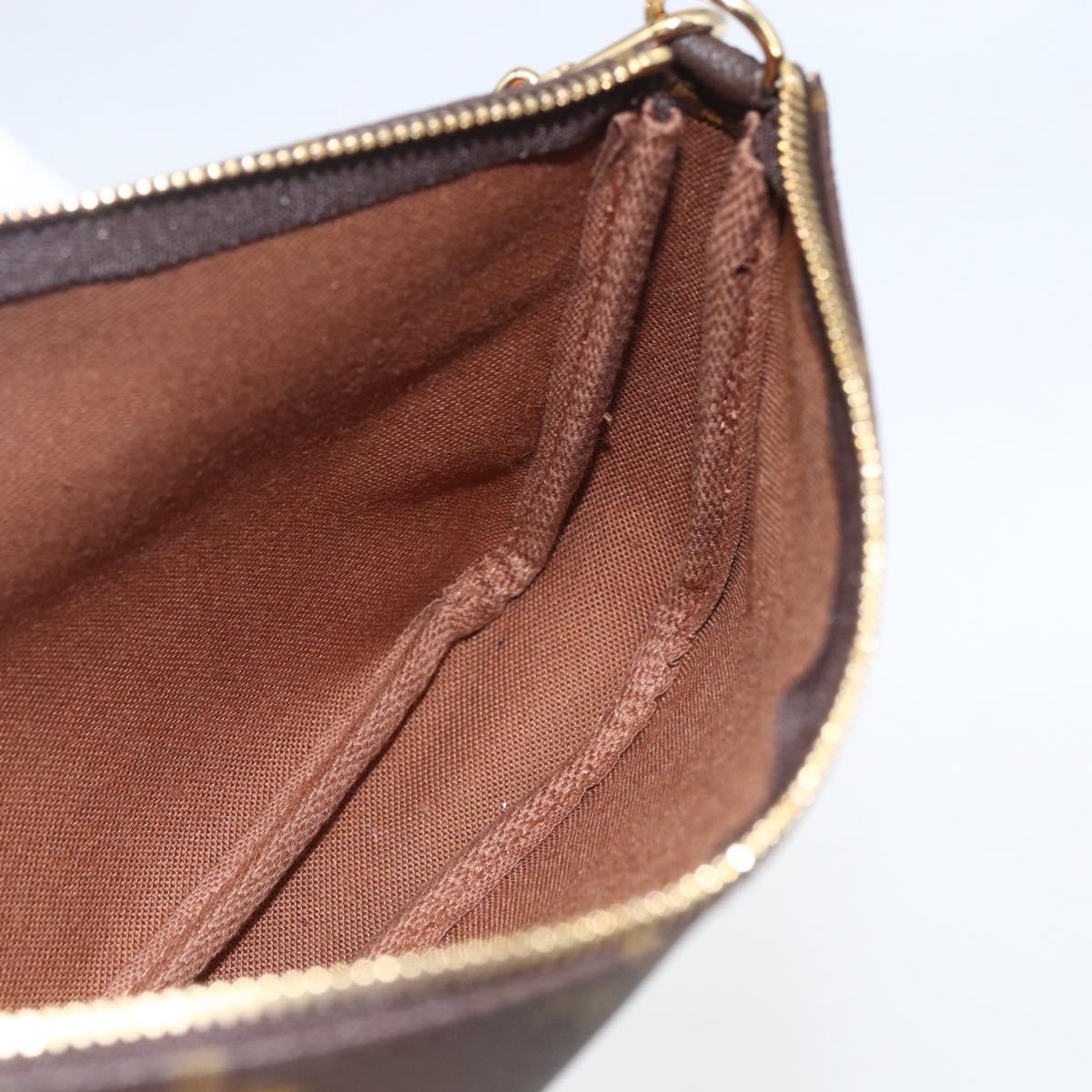 LOUIS VUITTON Monogram Pochette Accessoires Pouch M51980 LV Auth yk20116V