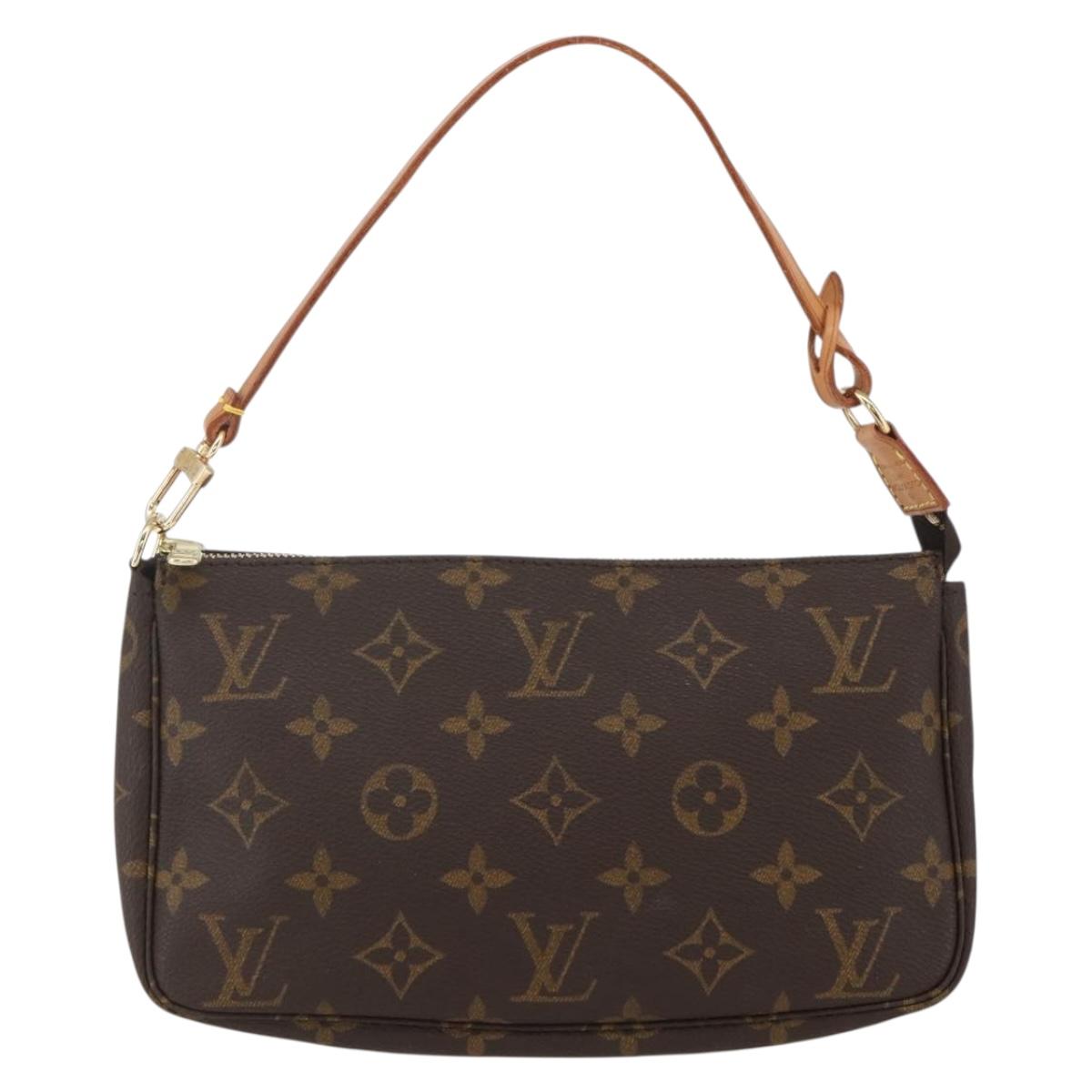 LOUIS VUITTON Monogram Pochette Accessoires Pouch M51980 LV Auth yk20116V