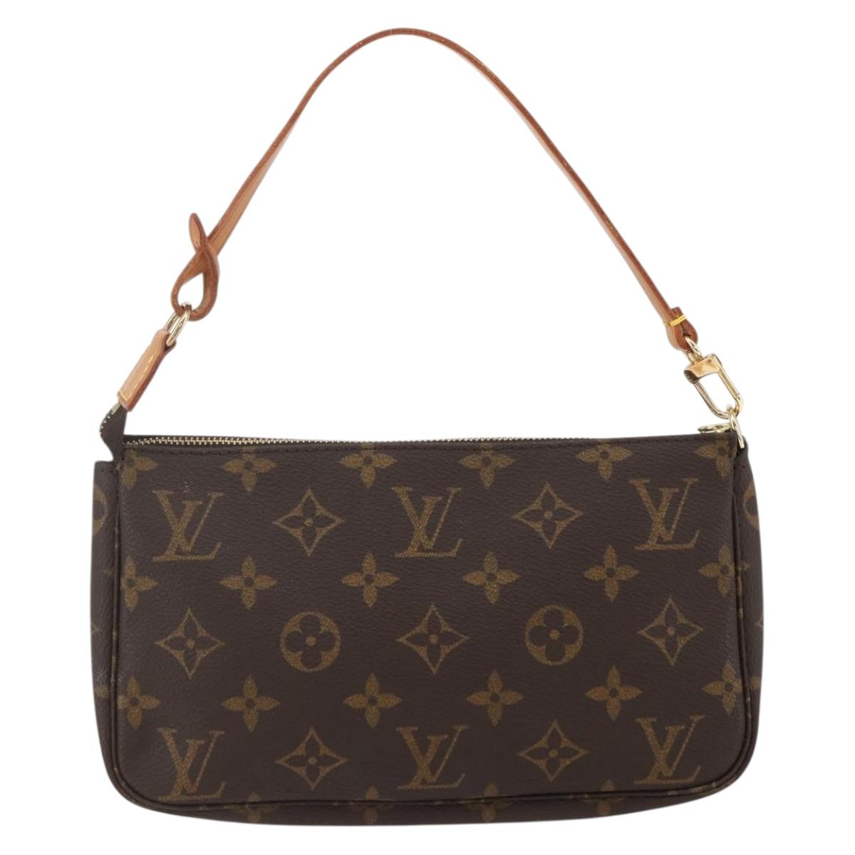 LOUIS VUITTON Monogram Pochette Accessoires Pouch M51980 LV Auth yk20116V