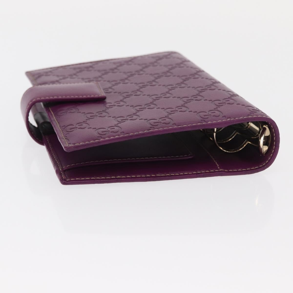 GUCCI GG Canvas Guccissima Day Planner Cover Purple 115241 2888 Auth yk20133V