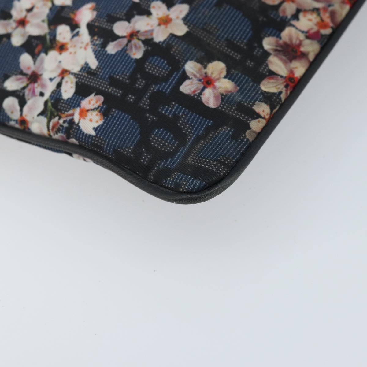 Christian Dior Trotter Canvas Hajime Sorayama Clutch Bag Nylon Navy Auth yk20185