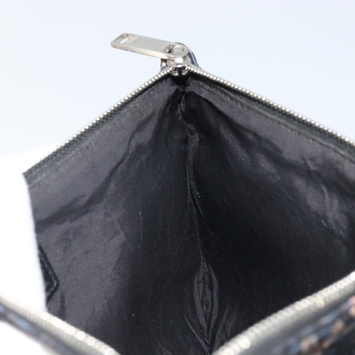 Christian Dior Trotter Canvas Hajime Sorayama Clutch Bag Nylon Navy Auth yk20185
