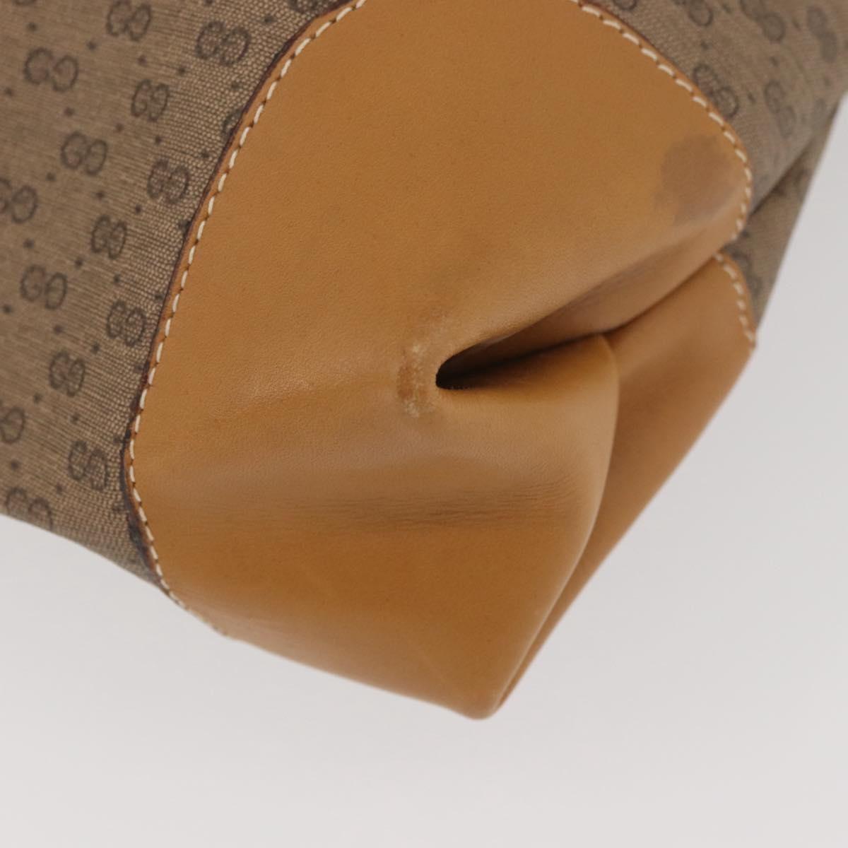 GUCCI Micro GG Supreme Web Sherry Line Bag PVC Beige 002 904 0131 Auth yk20192A
