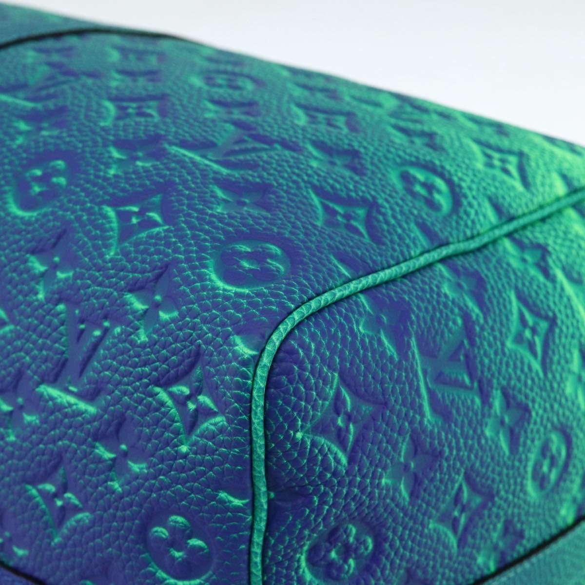LOUIS VUITTON Illusion Keepall Bandouliere 50 Bag Green M59712 LV Auth yk20200SM
