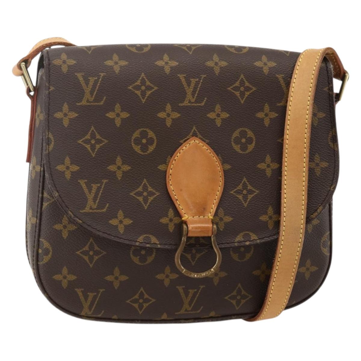 LOUIS VUITTON Monogram Saint Cloud GM Shoulder Bag M51242 LV Auth yk20215