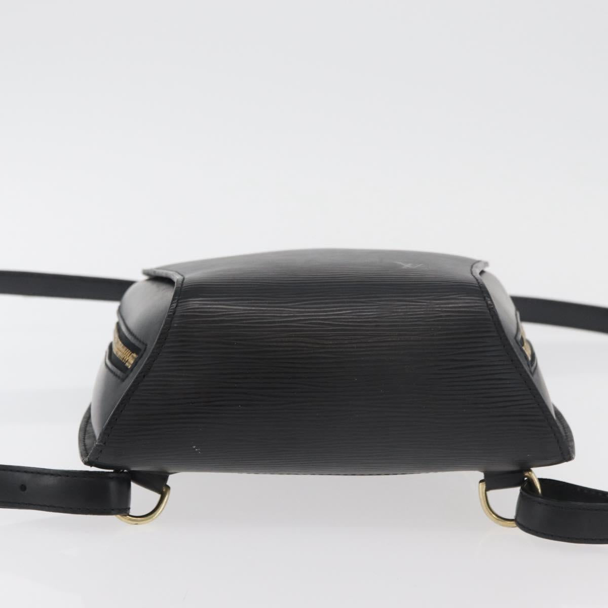 LOUIS VUITTON Epi Mabillon Backpack Black M52232 LV Auth yk20224