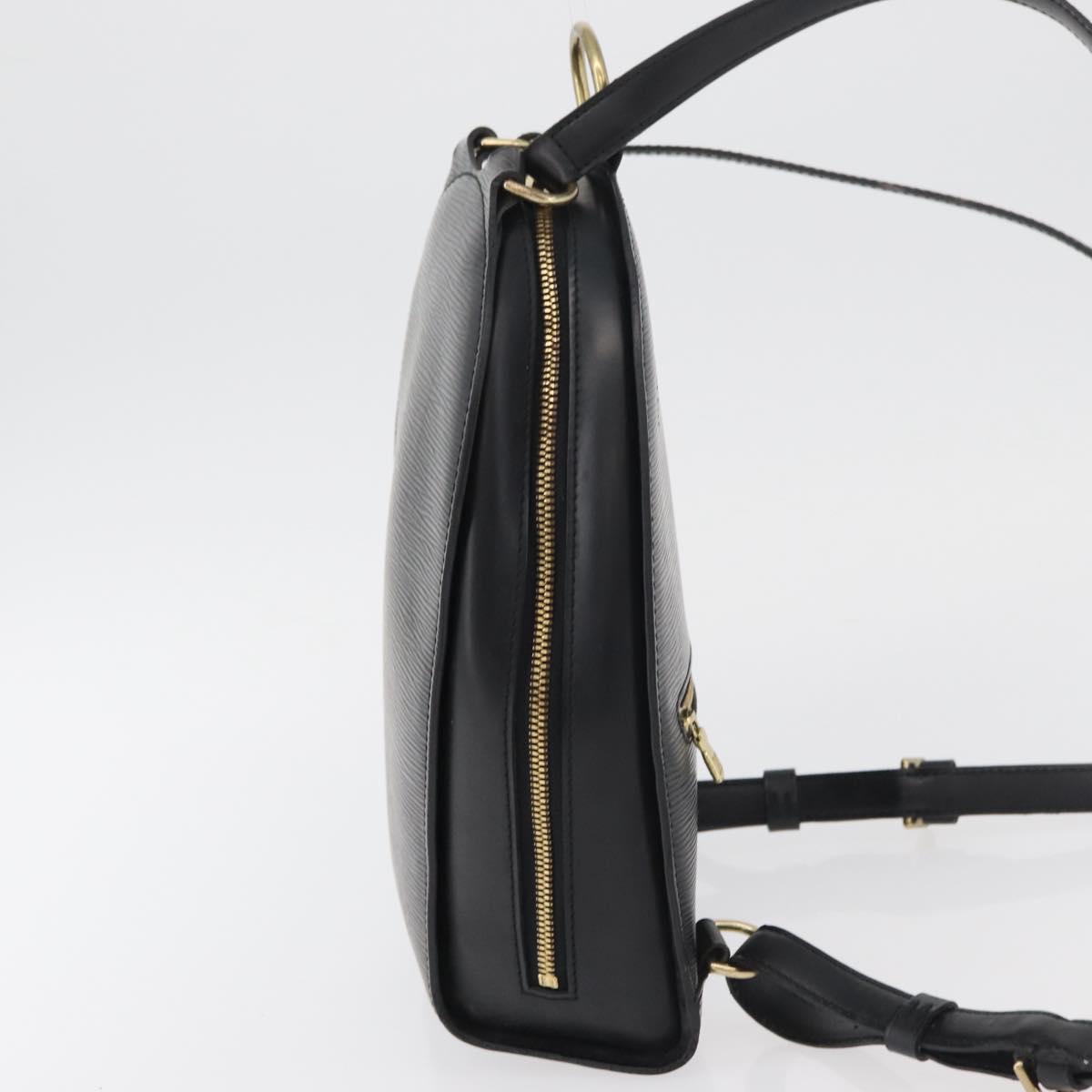 LOUIS VUITTON Epi Mabillon Backpack Black M52232 LV Auth yk20224