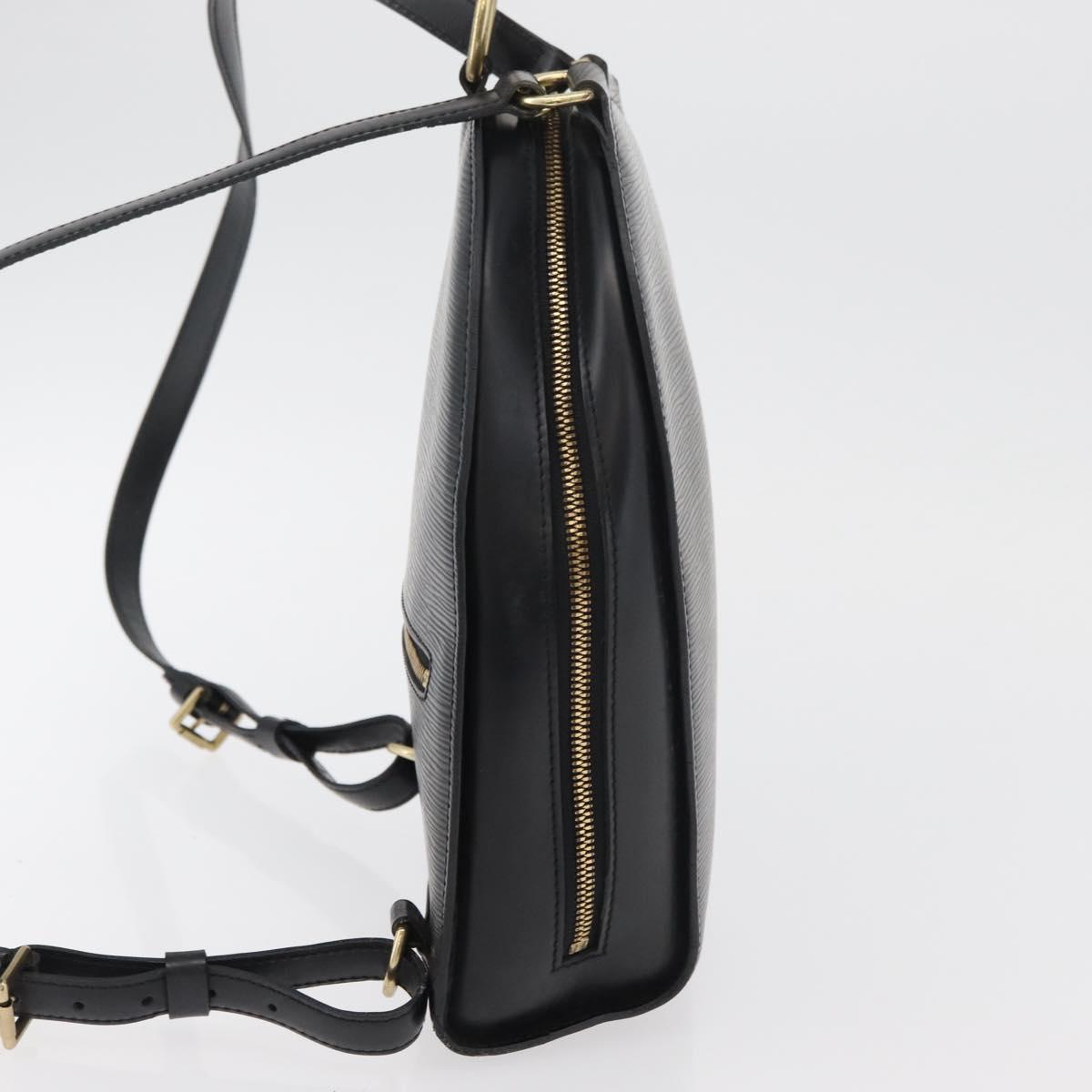 LOUIS VUITTON Epi Mabillon Backpack Black M52232 LV Auth yk20224