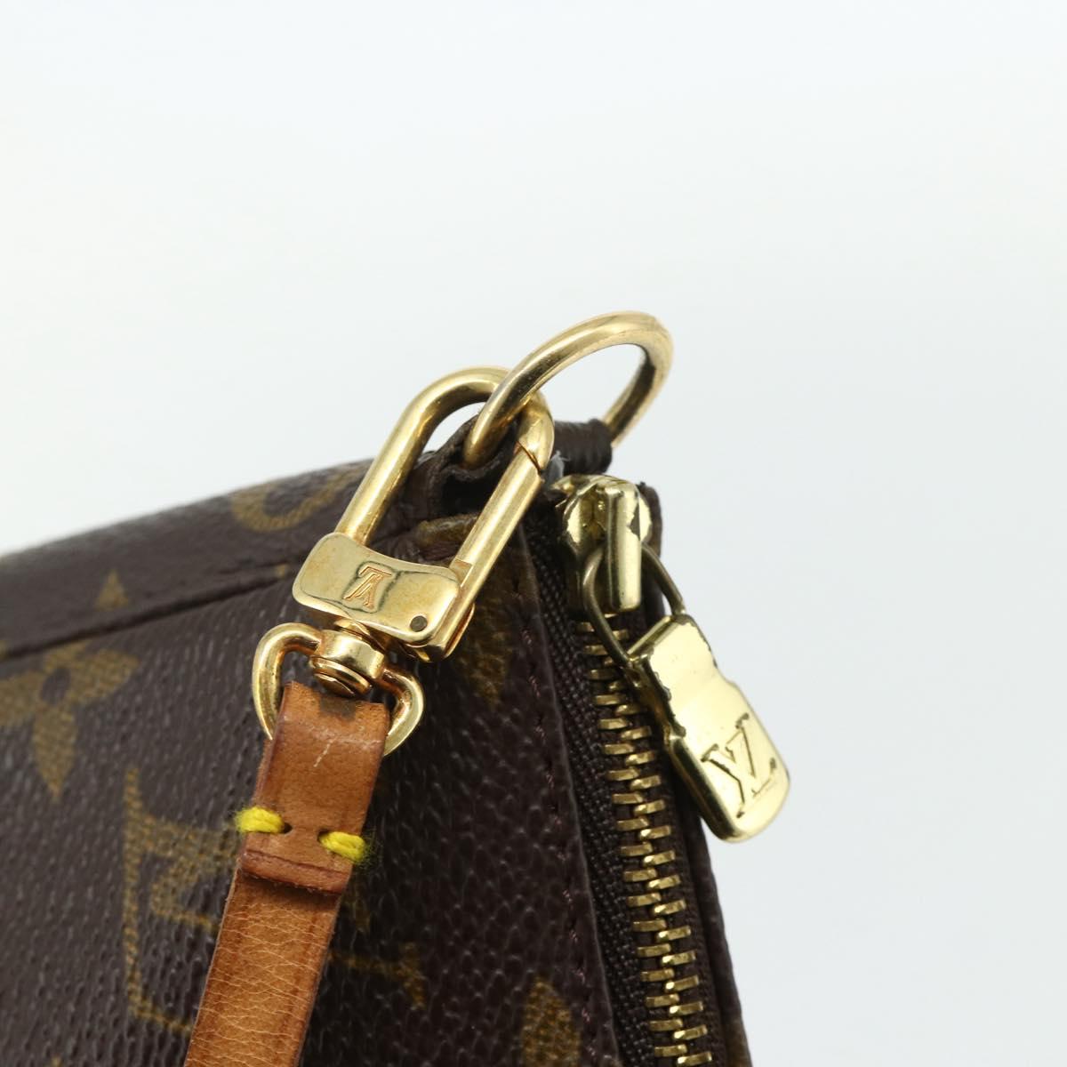 LOUIS VUITTON Monogram Pochette Accessoires Pouch M51980 LV Auth yk20287