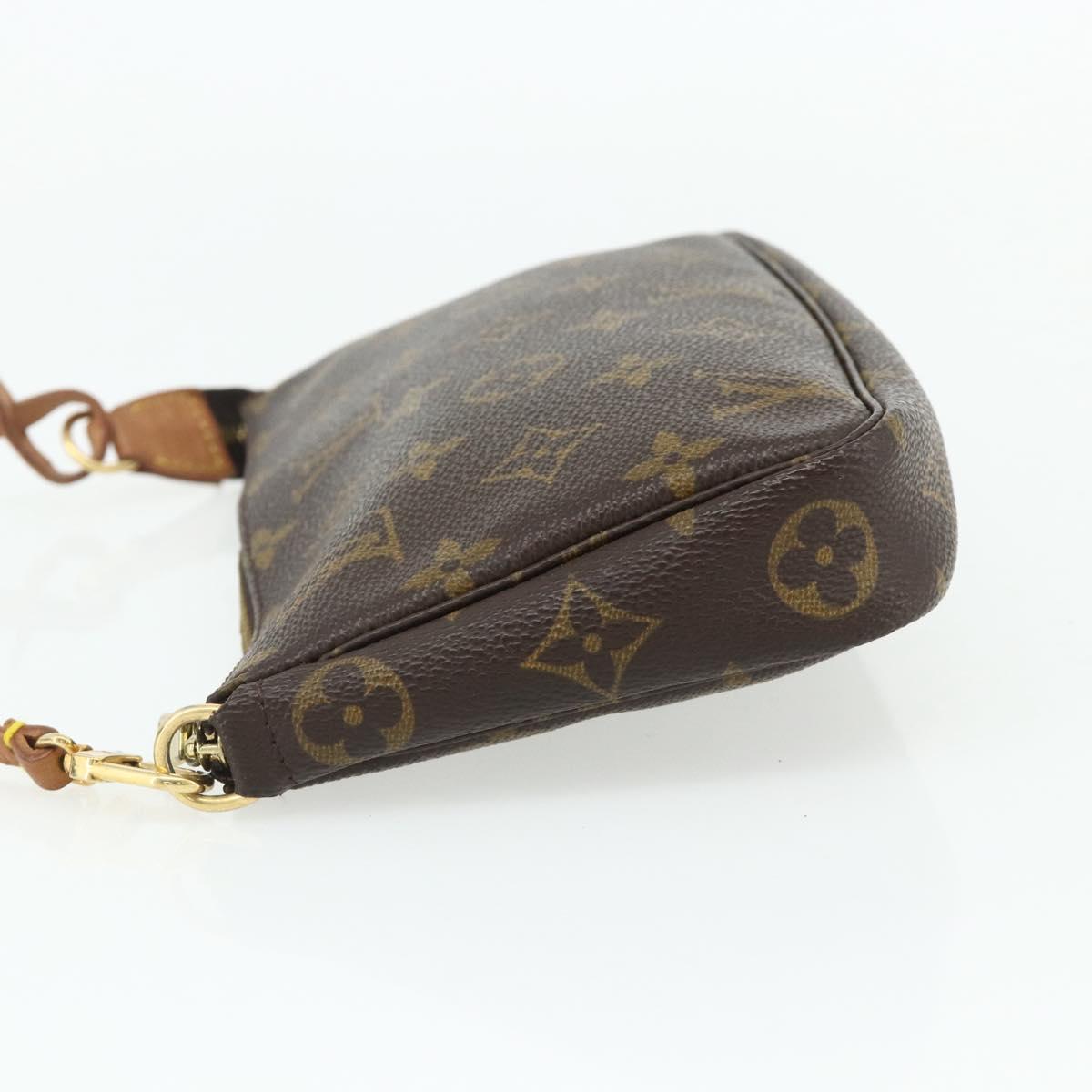 LOUIS VUITTON Monogram Pochette Accessoires Pouch M51980 LV Auth yk20287