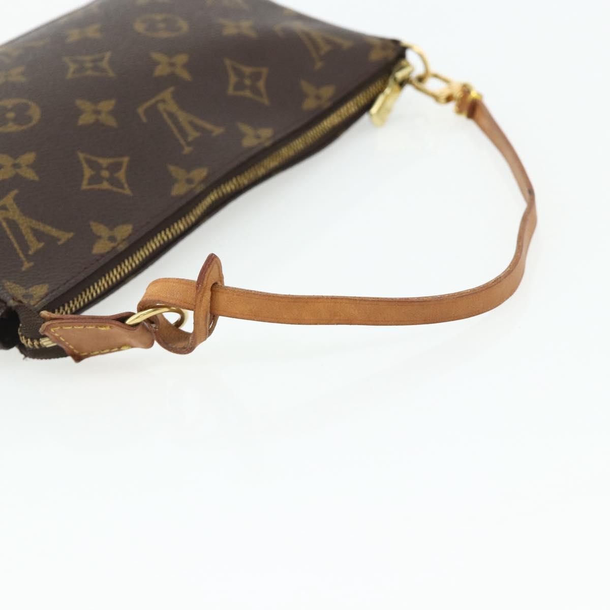 LOUIS VUITTON Monogram Pochette Accessoires Pouch M51980 LV Auth yk20287