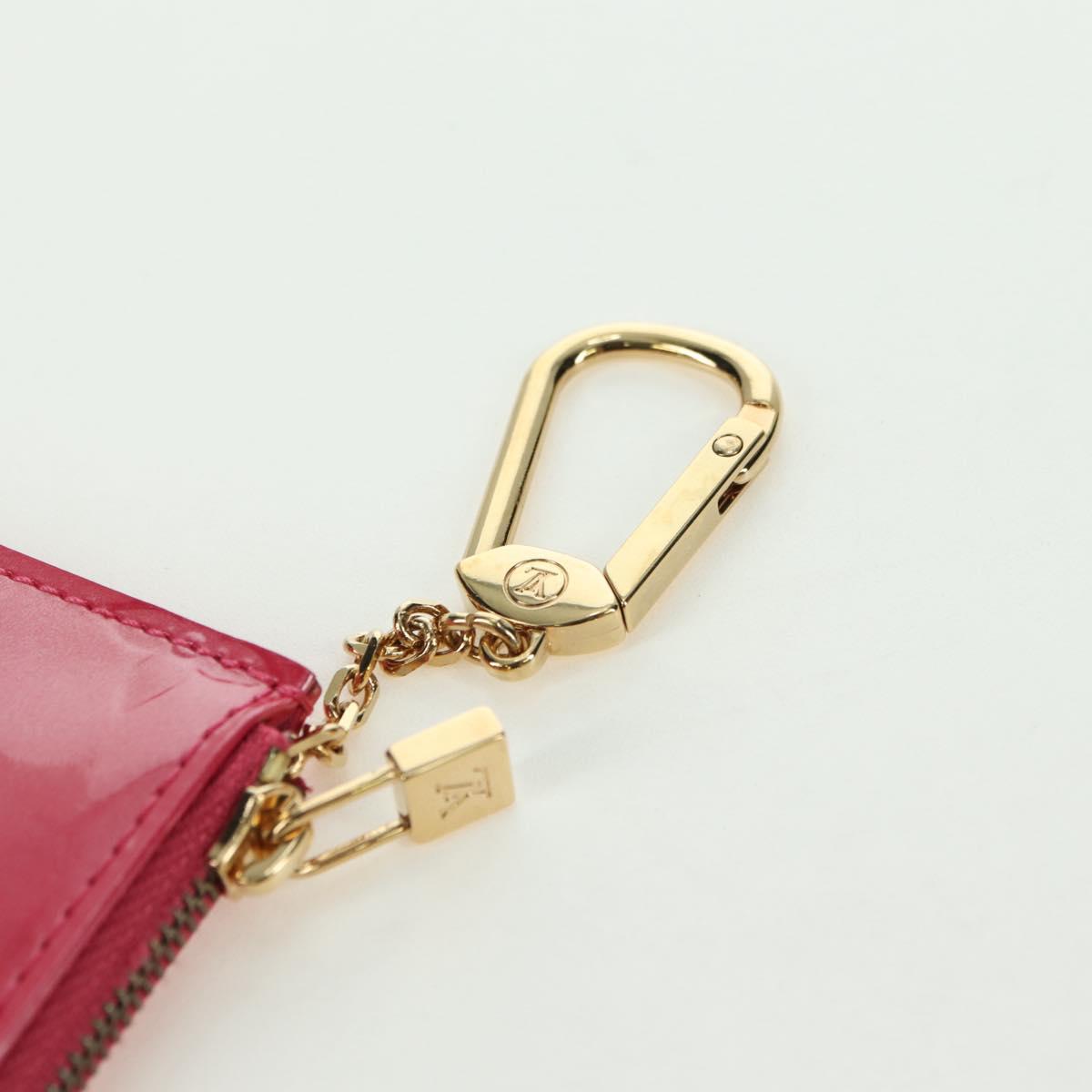 LOUIS VUITTON Vernis Pochette Cles Purse Fran Boise M9144F LV Auth yk20292M
