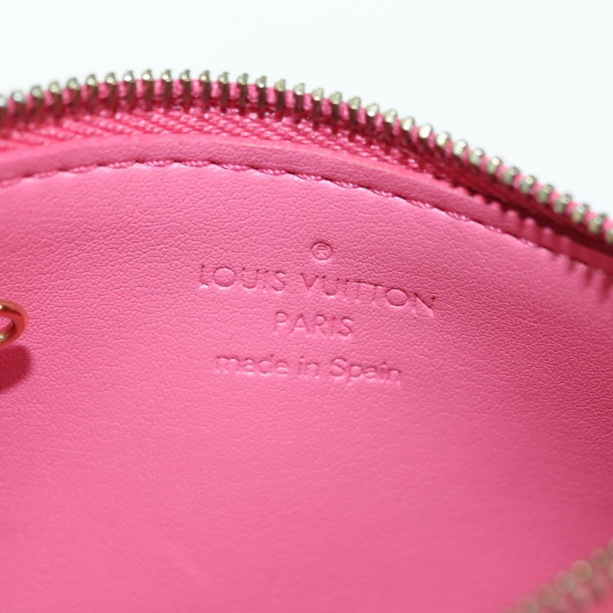 LOUIS VUITTON Vernis Pochette Cles Purse Fran Boise M9144F LV Auth yk20292M