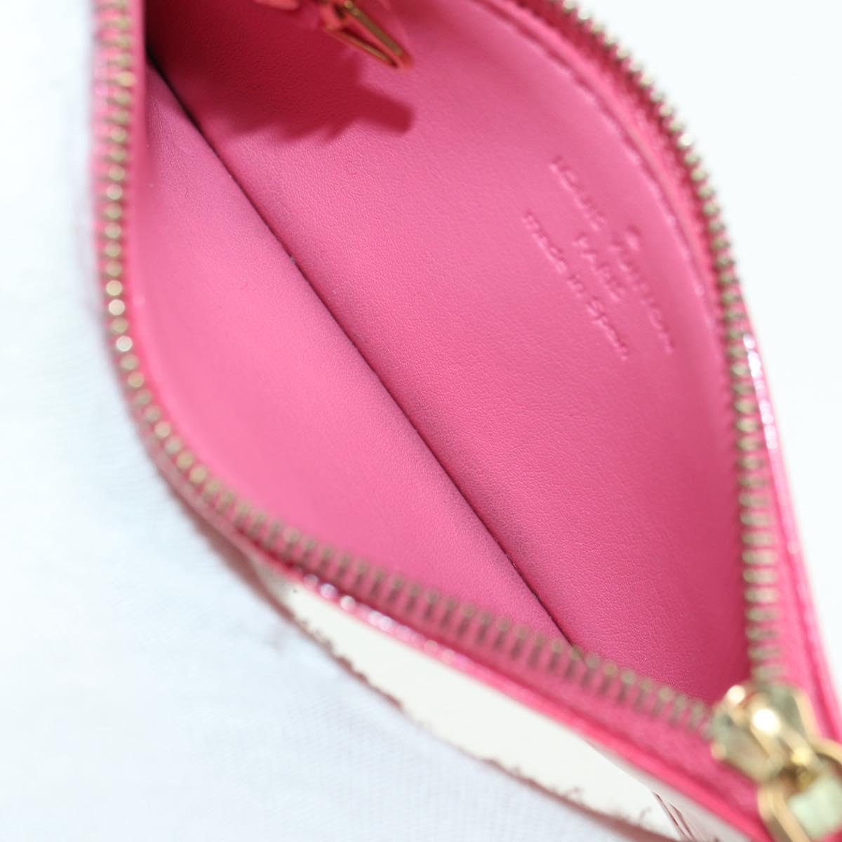 LOUIS VUITTON Vernis Pochette Cles Purse Fran Boise M9144F LV Auth yk20292M