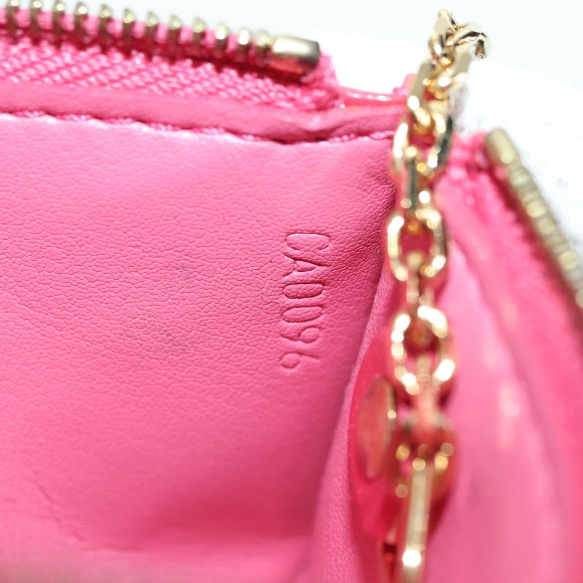 LOUIS VUITTON Vernis Pochette Cles Purse Fran Boise M9144F LV Auth yk20292M