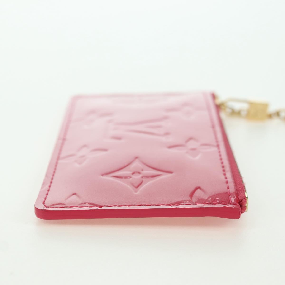 LOUIS VUITTON Vernis Pochette Cles Purse Fran Boise M9144F LV Auth yk20292M