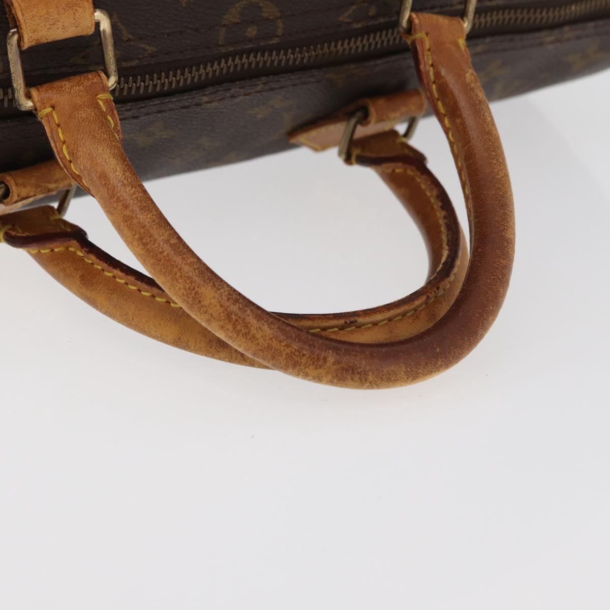LOUIS VUITTON Monogram Speedy 35 Hand Bag M41524 LV Auth yk20313