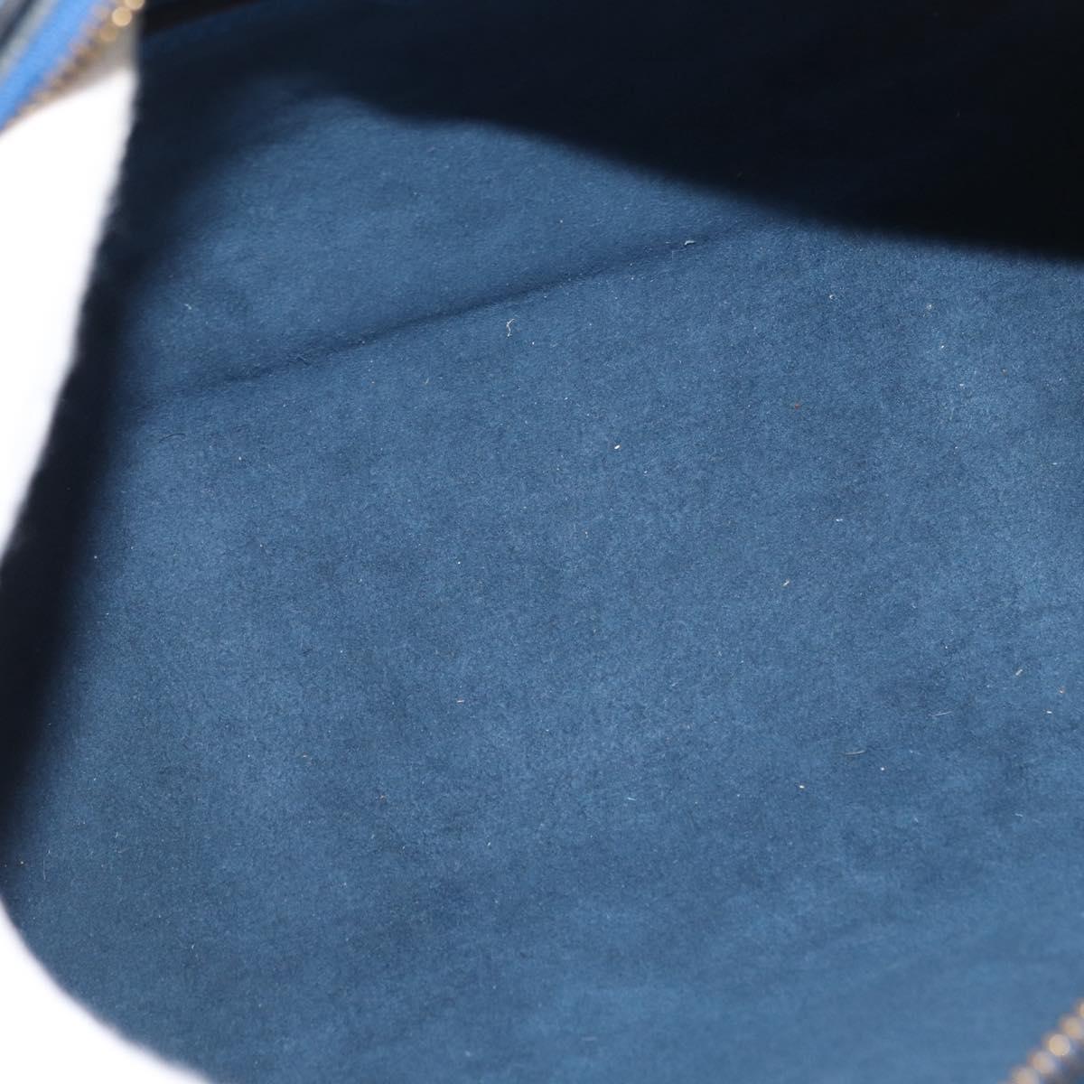 LOUIS VUITTON Epi Soufflot Hand Bag Blue M52225 LV Auth yk20328A