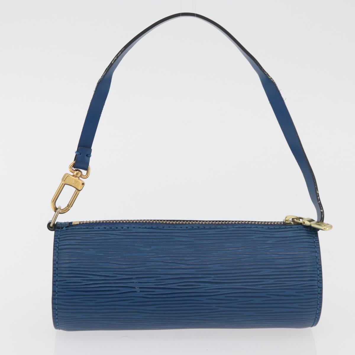LOUIS VUITTON Epi Soufflot Hand Bag Blue M52225 LV Auth yk20328A