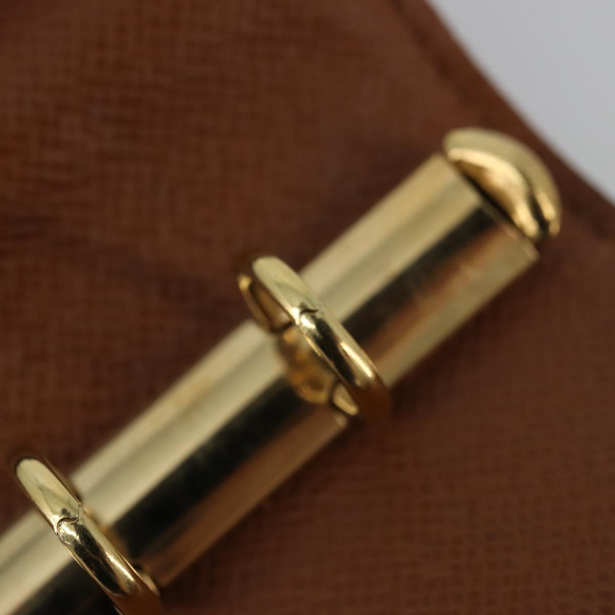 LOUIS VUITTON Monogram Agenda PM Day Planner Cover R20005 LV Auth yk20334