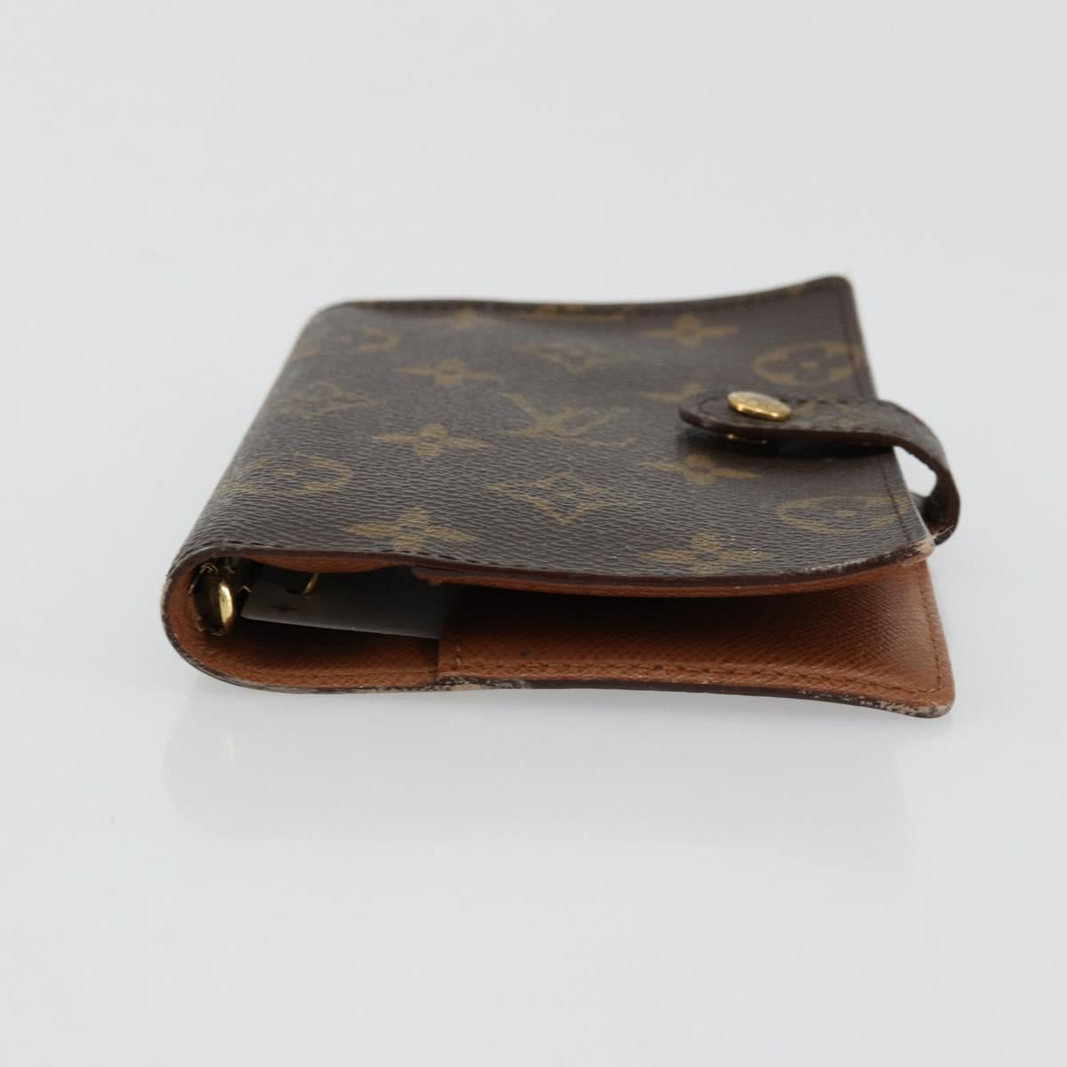 LOUIS VUITTON Monogram Agenda PM Day Planner Cover R20005 LV Auth yk20334