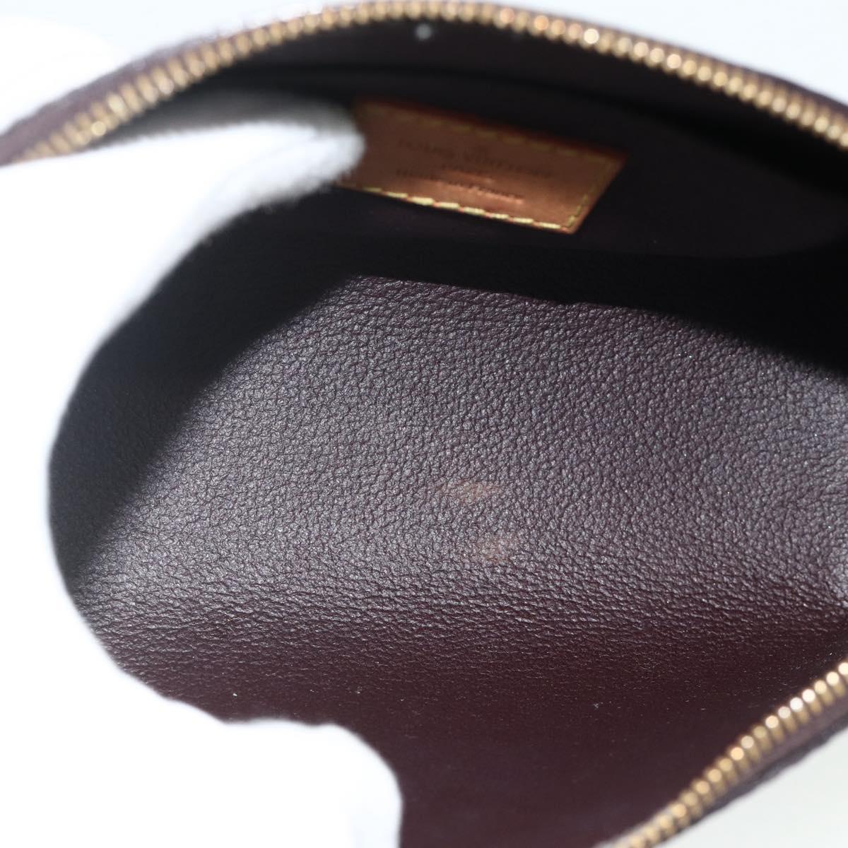 LOUIS VUITTON Monogram Vernis Pochette Cosmetic PM Amarante M91495 Auth yk20343