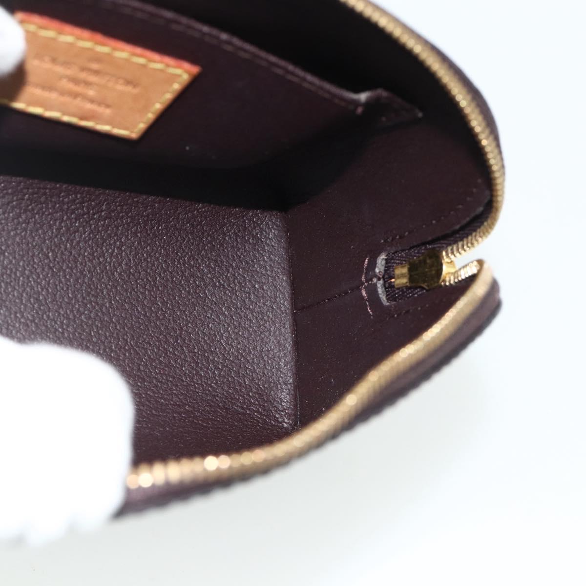 LOUIS VUITTON Monogram Vernis Pochette Cosmetic PM Amarante M91495 Auth yk20343