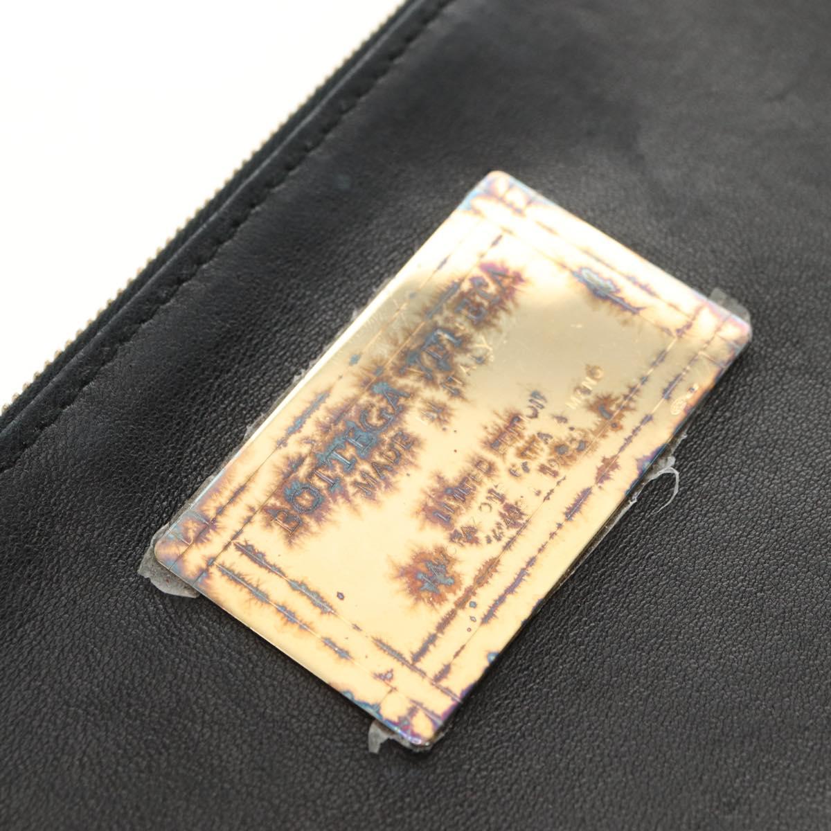 BOTTEGA VENETA INTRECCIATO Cabas PM Bag Leather Black 141498 Auth yk20364SAV