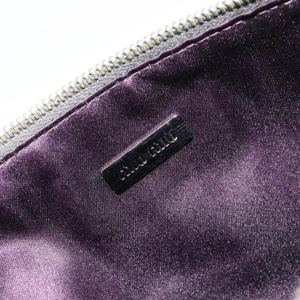 Miu Miu Pouch Leather Multicolor Silver Auth yk20380A